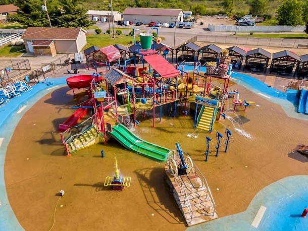 Interactive Water Playground at Jellystone Park™ Barton Lake