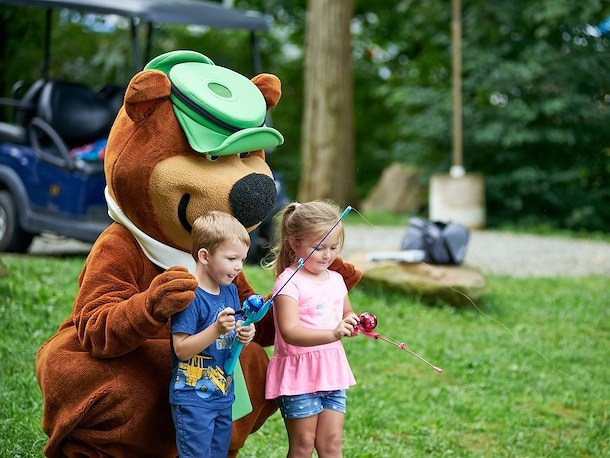 Fishing at Jellystone Park™ Barton Lake