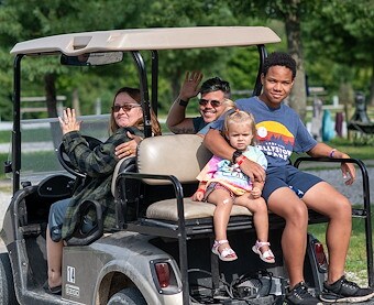 Golf Cart Rentals at Jellystone Park™ Lake Monroe