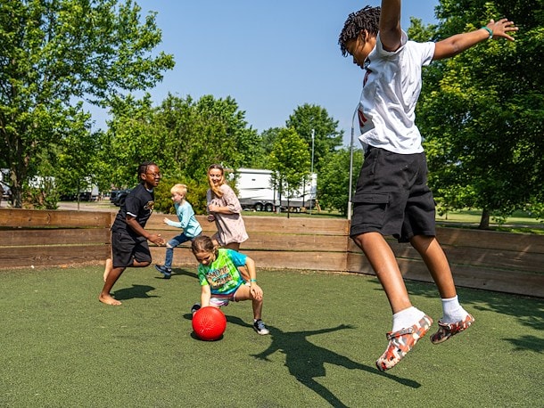 Gaga Ball Pits at Jellystone Park™ Indianapolis East