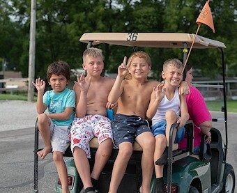 Golf Cart Rentals in Jellystone Park™ Pierceton