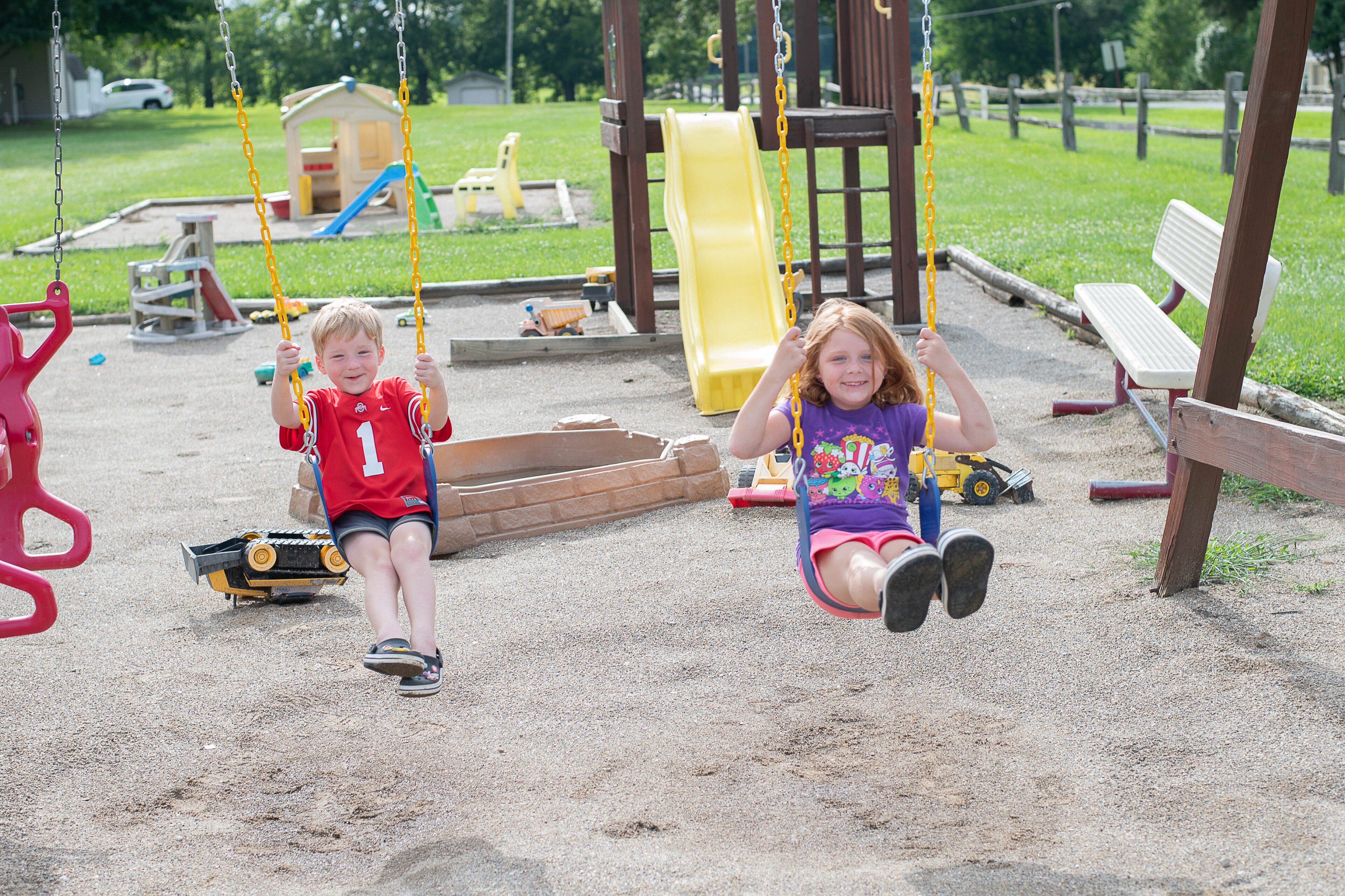 Playground at Jellystone Park Pierceton