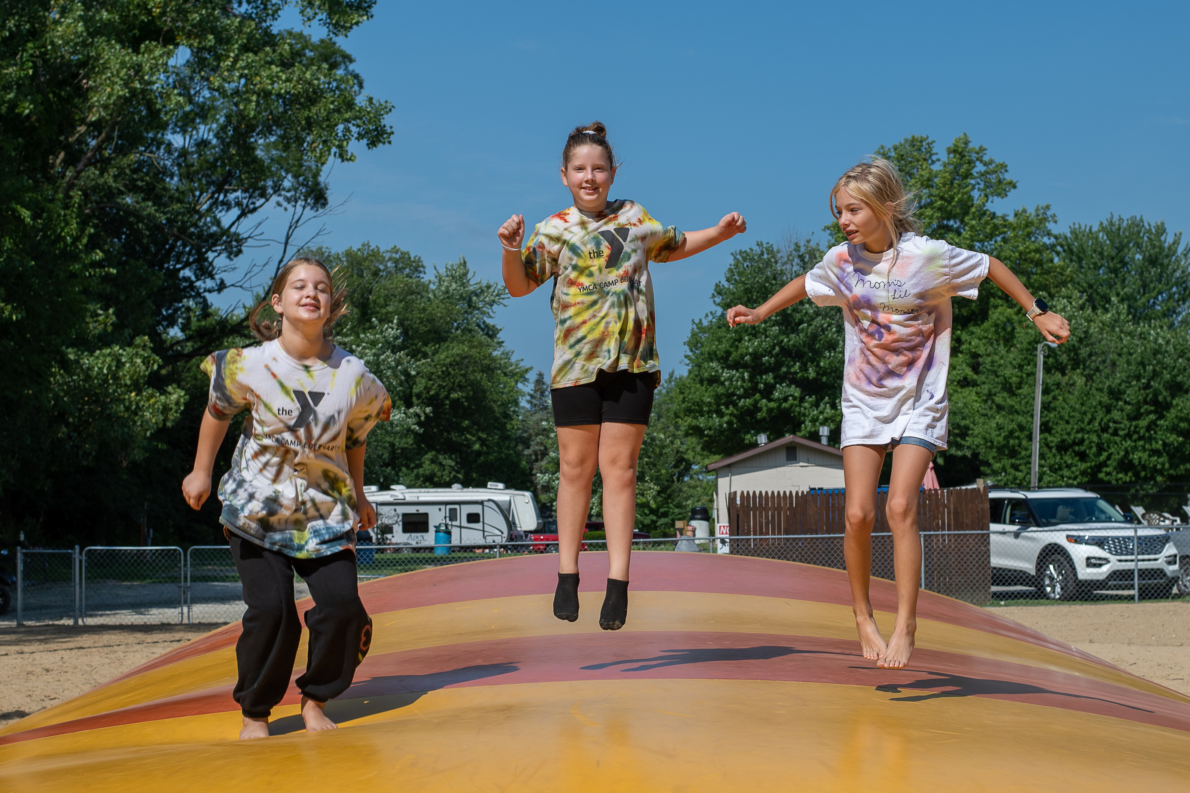 Jumping Pillow at Jellystone Park Plymouth