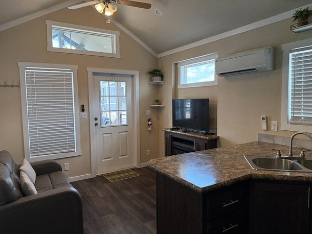 Tiny Home Vacation Rentals at Jellystone Park Austin North in Georgetown, Texas - 2