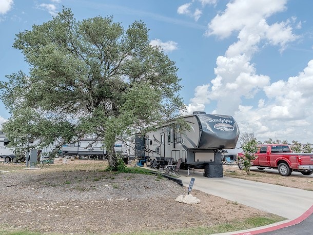 Super spacious and convenient pull-thru RV sites at Jellystone Austin North in Georgetown, Texas. - 2