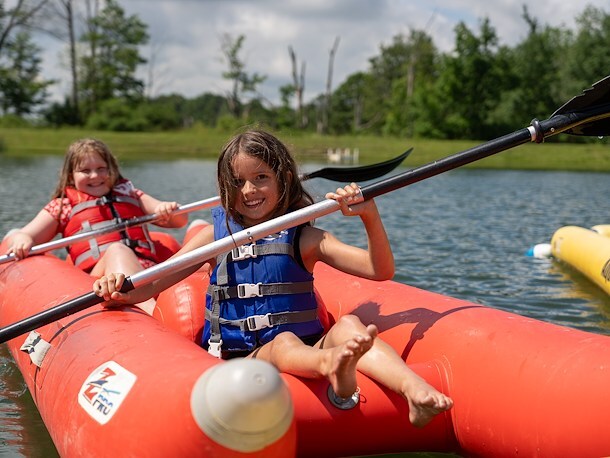 Kayaking at Jellystone Park™ Western New York