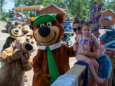 Get Hugs from Yogi Bear at Jellystone Park™ Cranberry Acres