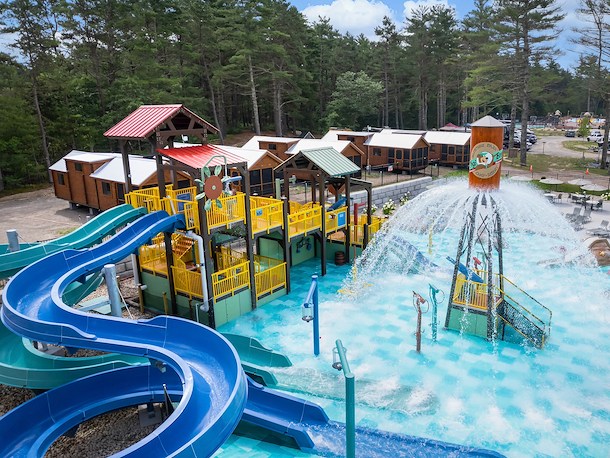 Interactive Water Playground at Jellystone Park™ Cranberry Acres