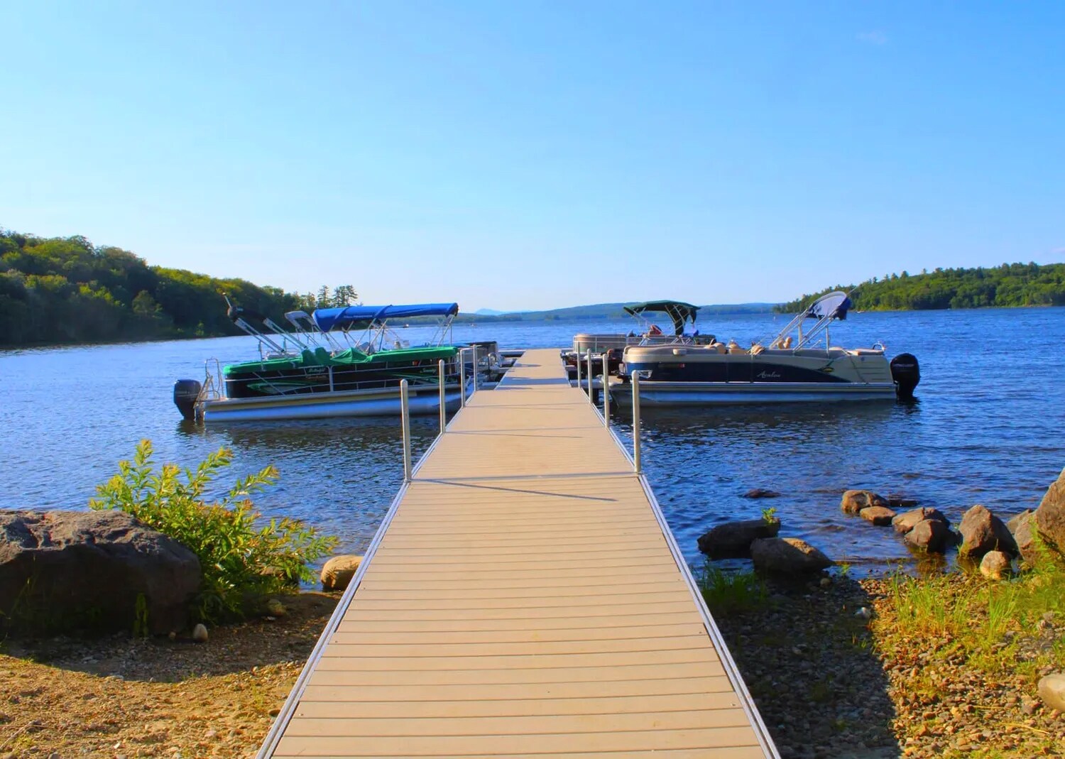 Dock Slip at Jellystone Park™ Androscoggin Lake