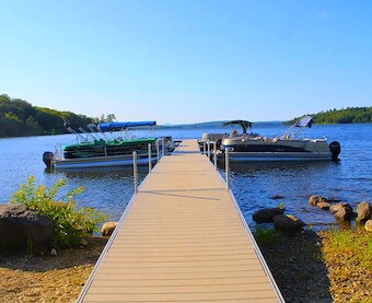 Dock Slip at Jellystone Park™ Androscoggin Lake