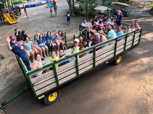 Hey, Hey, Hey Rides at Jellystone Park™ Androscoggin Lake