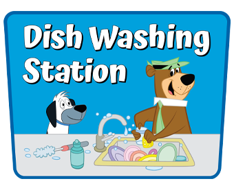 Dishwashing Station at Jellystone Park™ Syracuse North