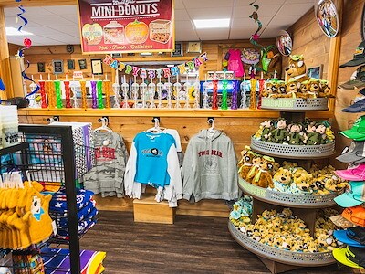 Purchase a gift in the Ranger Station, wrapped and delivered by a bear to the party