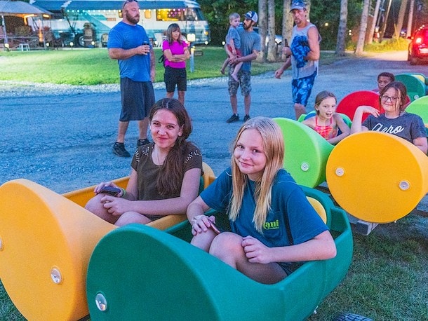 Barrel Train Ride in Jellystone Park™ Skowhegan