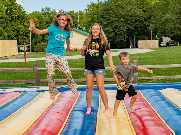 Jump Pad at Jellystone Park Skowhegan