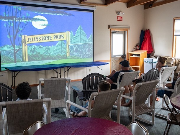 Indoor Movie Theater at Jellystone Park™ Frankenmuth