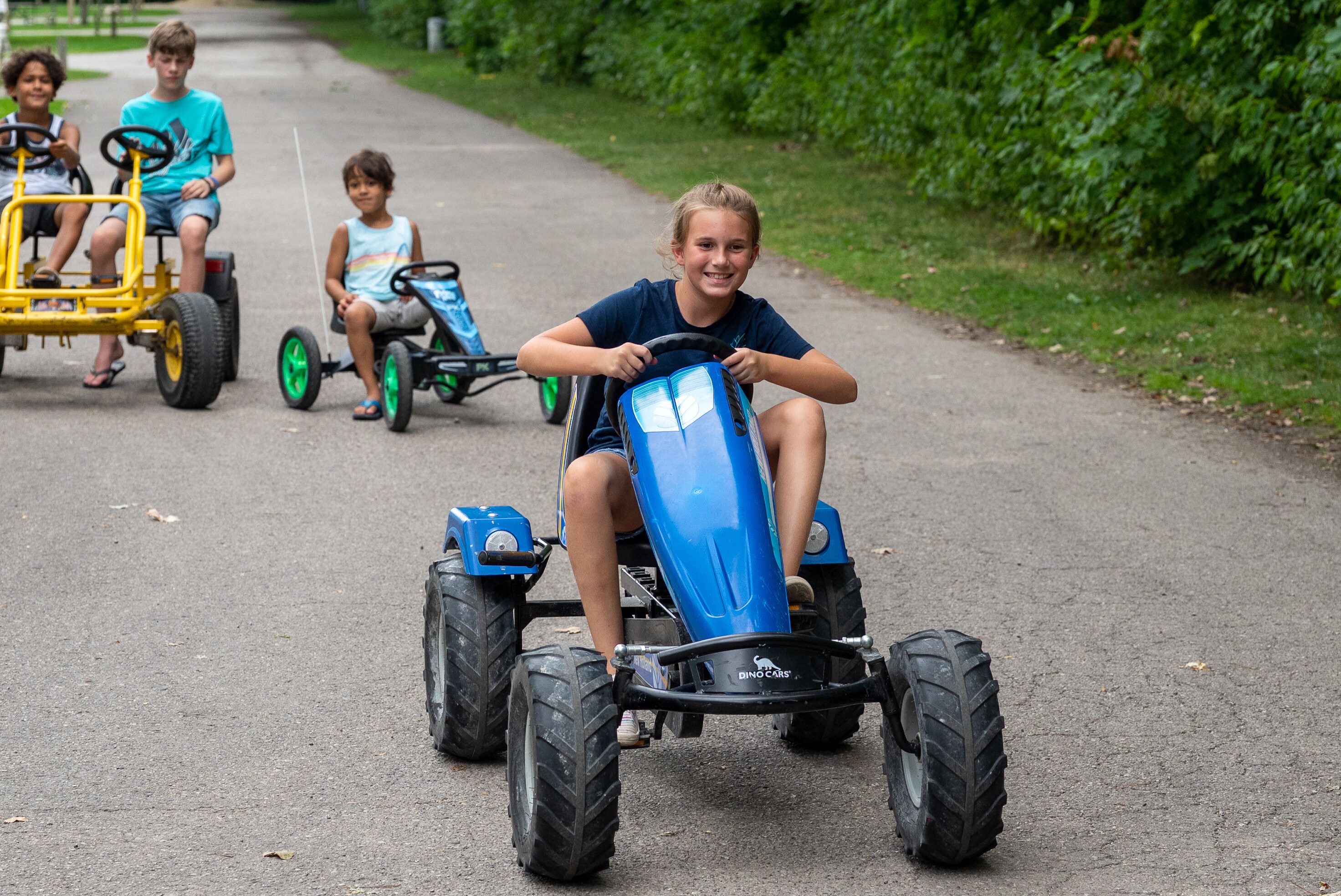 Pedal Carts at Jellystone Park Frankenmuth