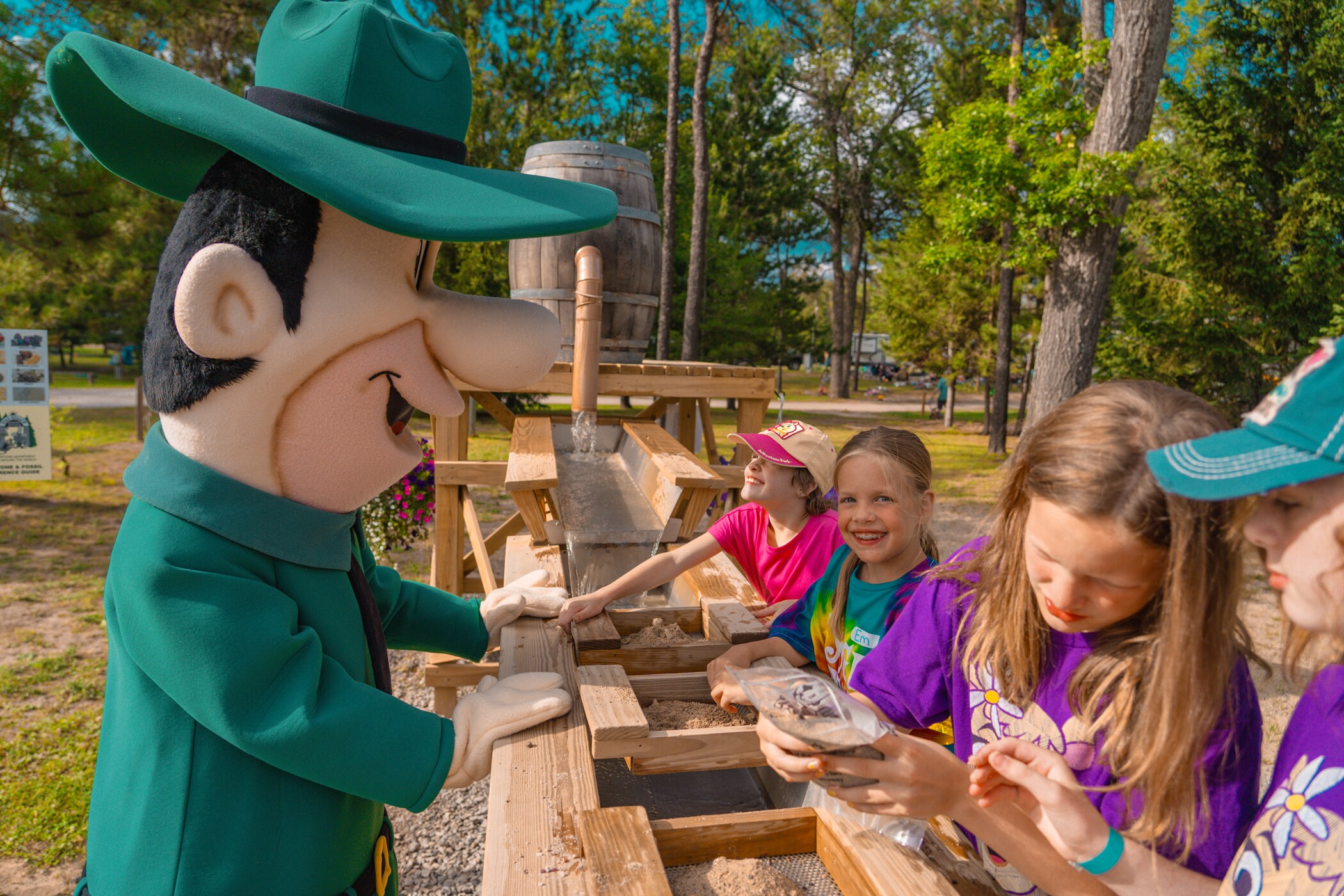 Gem Mining at Jellystone Park™ Grayling
