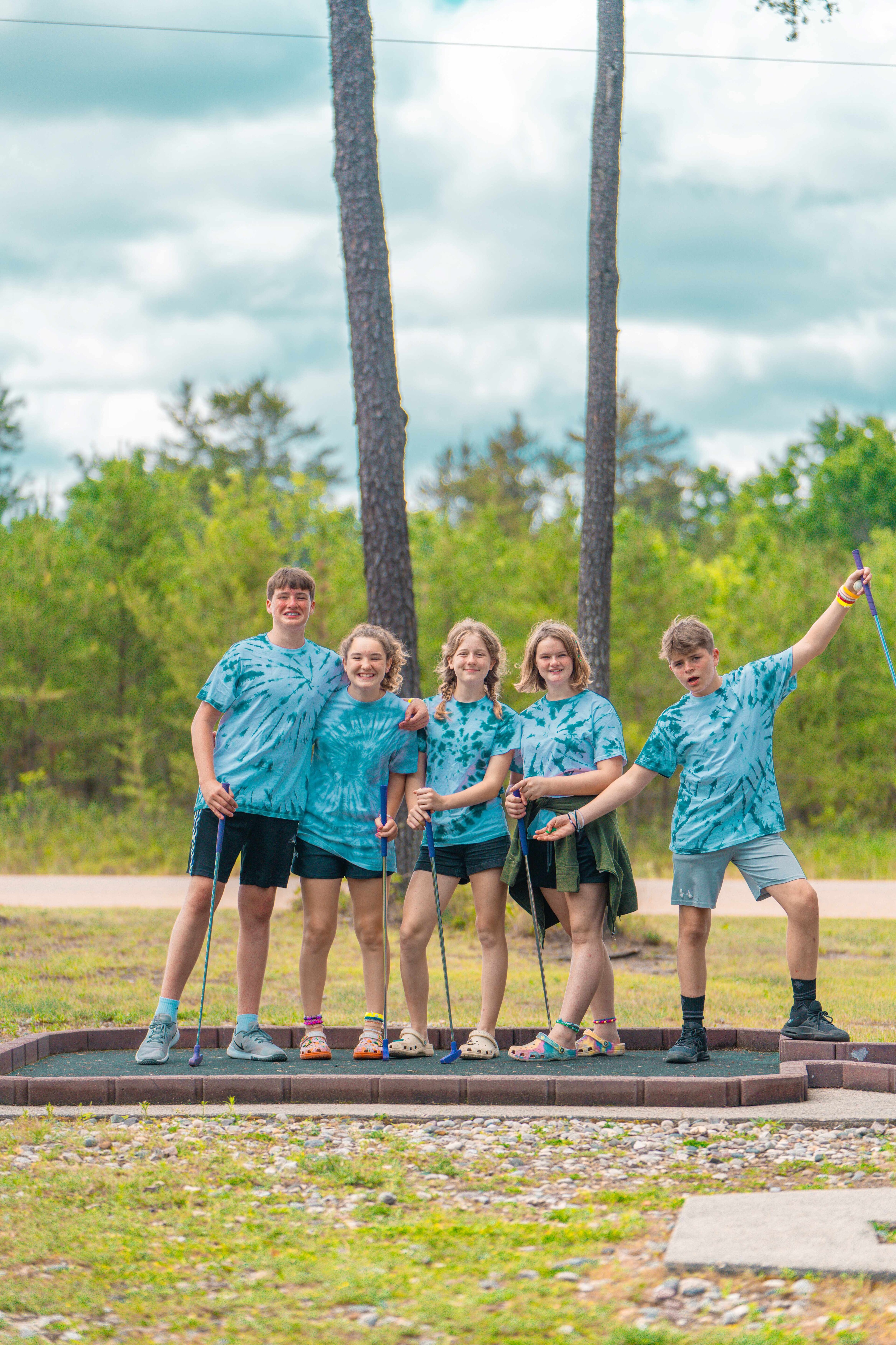 Mini golf at Jellystone Park Grayling
