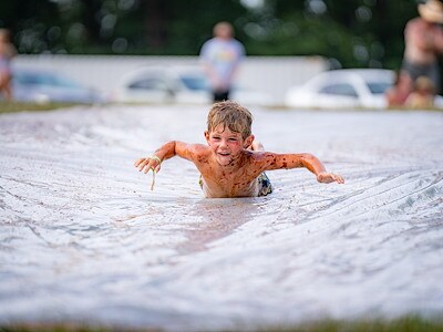 Chocolate Slide at Jellystone Park™ Grayling