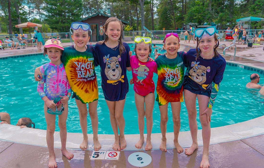Cool off in our pool! at Jellystone Park™ Grayling