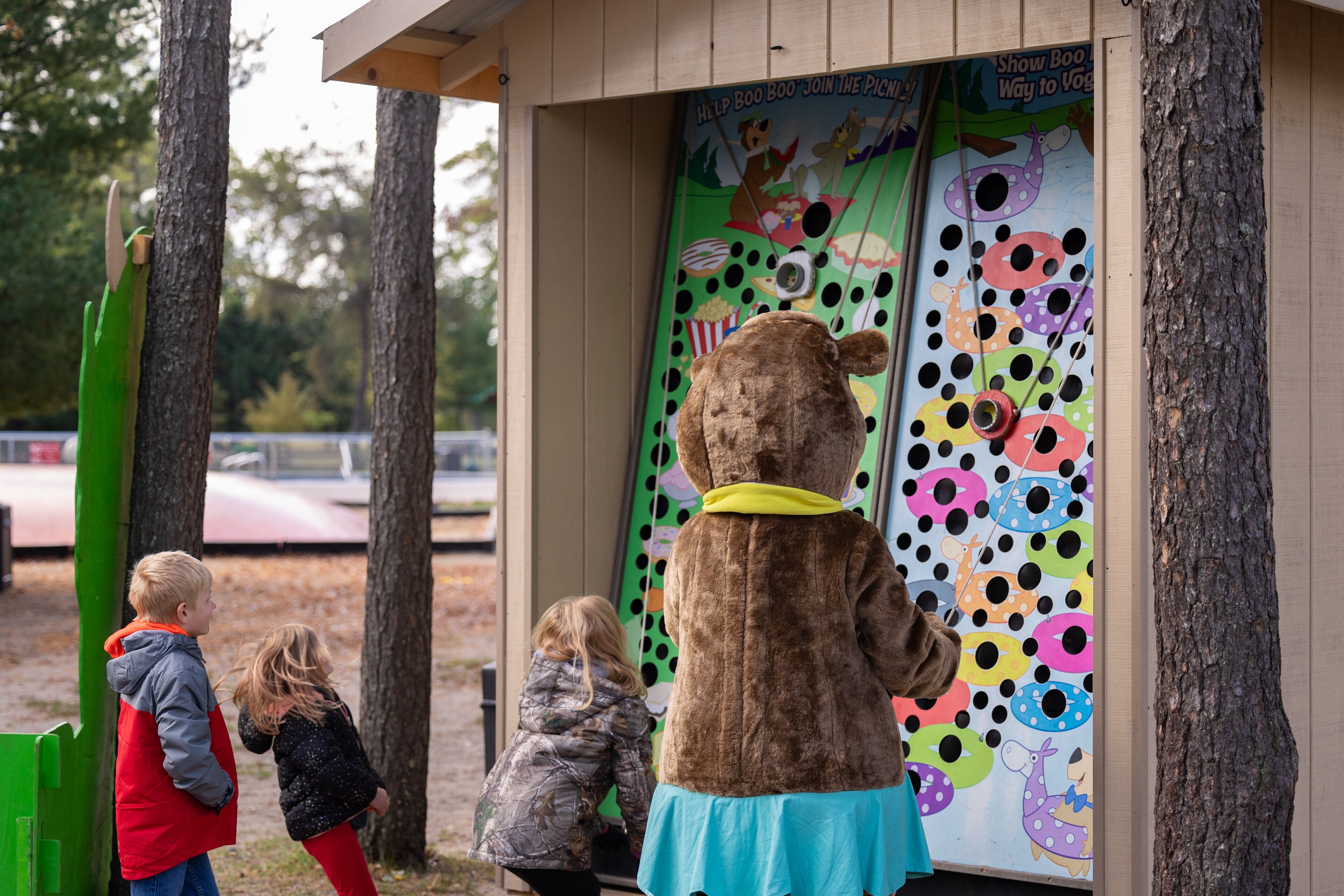 Wall Ball at Jellystone Park Grayling