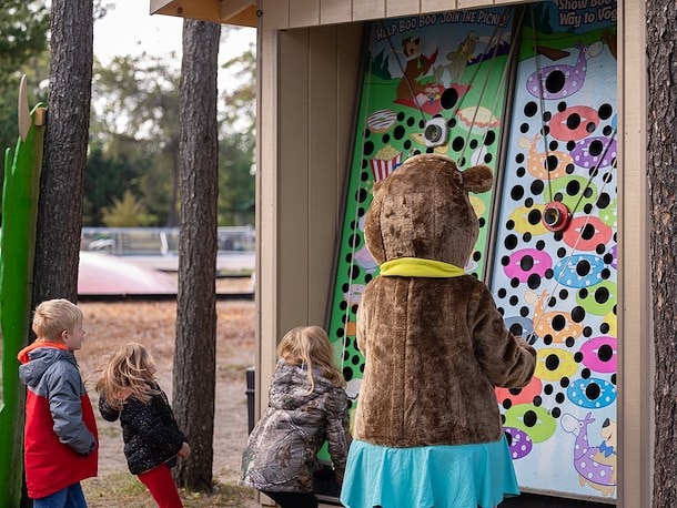 Wall Ball at Jellystone Park Grayling