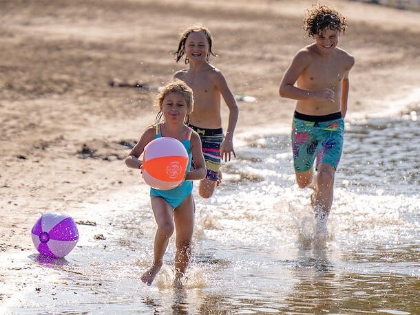 Beach nearby Jellystone Park™ Lake of the North