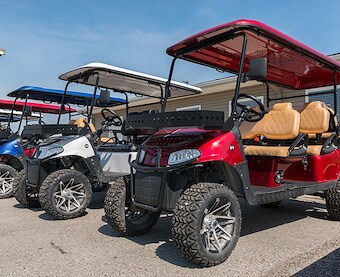 Golf Cart rentals at Jellystone Park™ North Port Huron