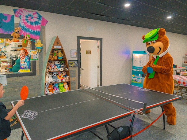Indoor Ping Pong at Jellystone Park™ Petoskey