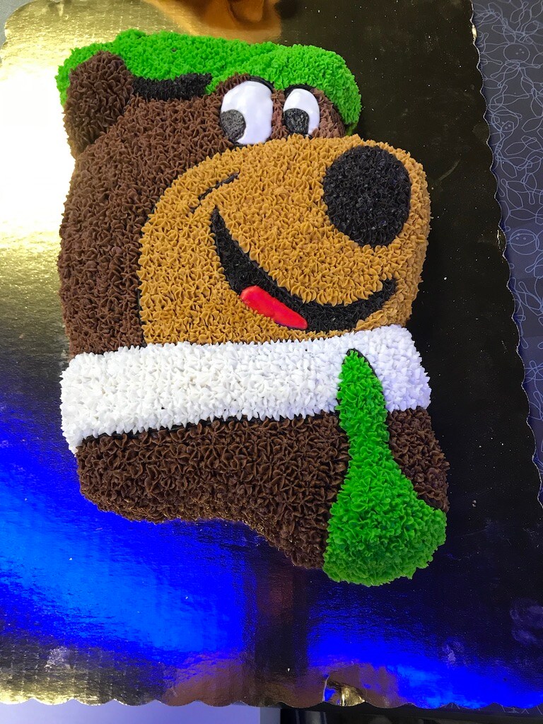 Yogi Bear Head Birthday Cake in Jellystone Park™ South Haven