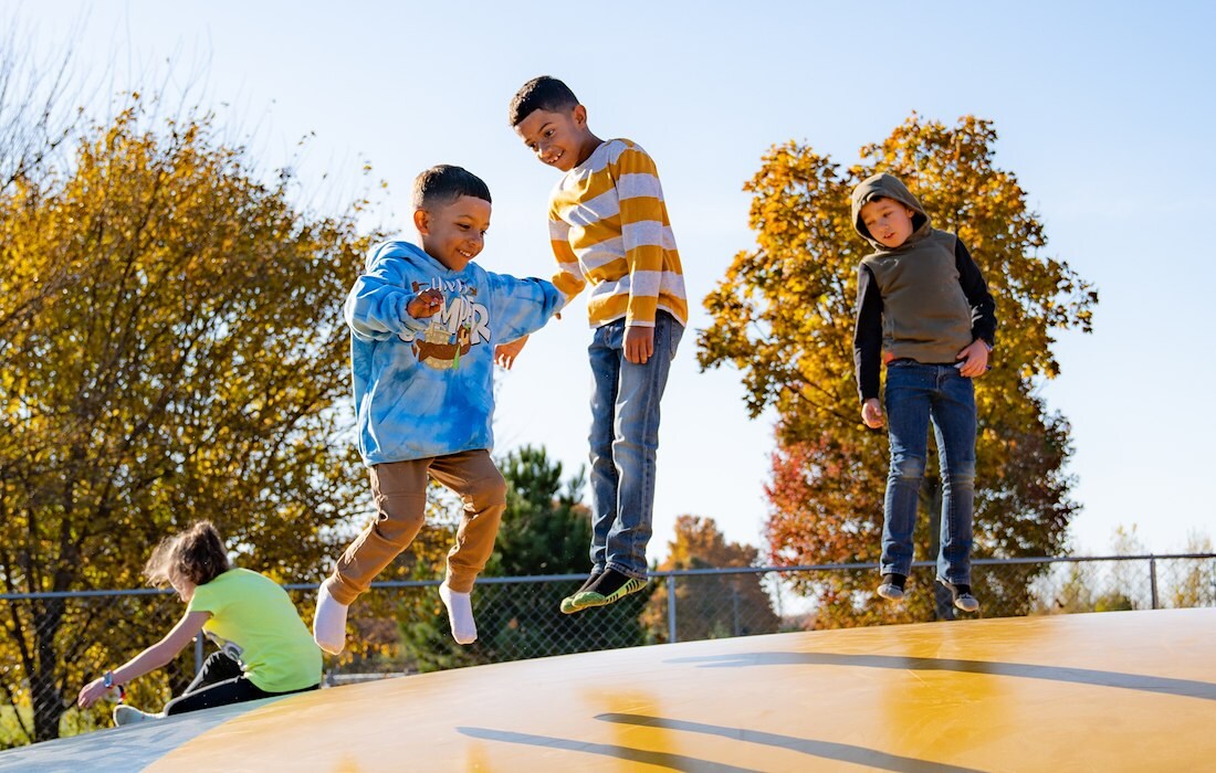 Jump and bounce until you’re breathless