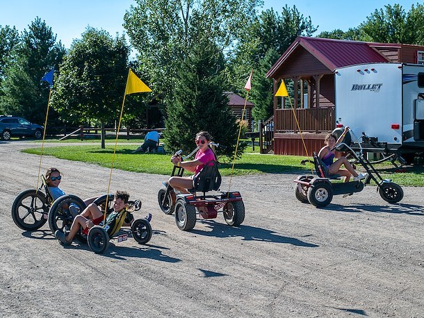 Pedal Karts and Fun Bikes at Jellystone Park™ South Haven