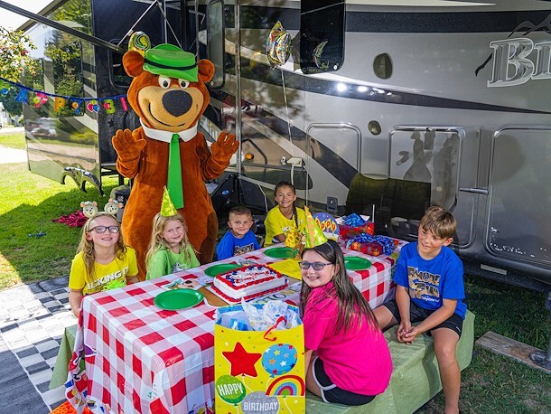 Birthday Bear Visits in Jellystone Park™ Tyler Texas
