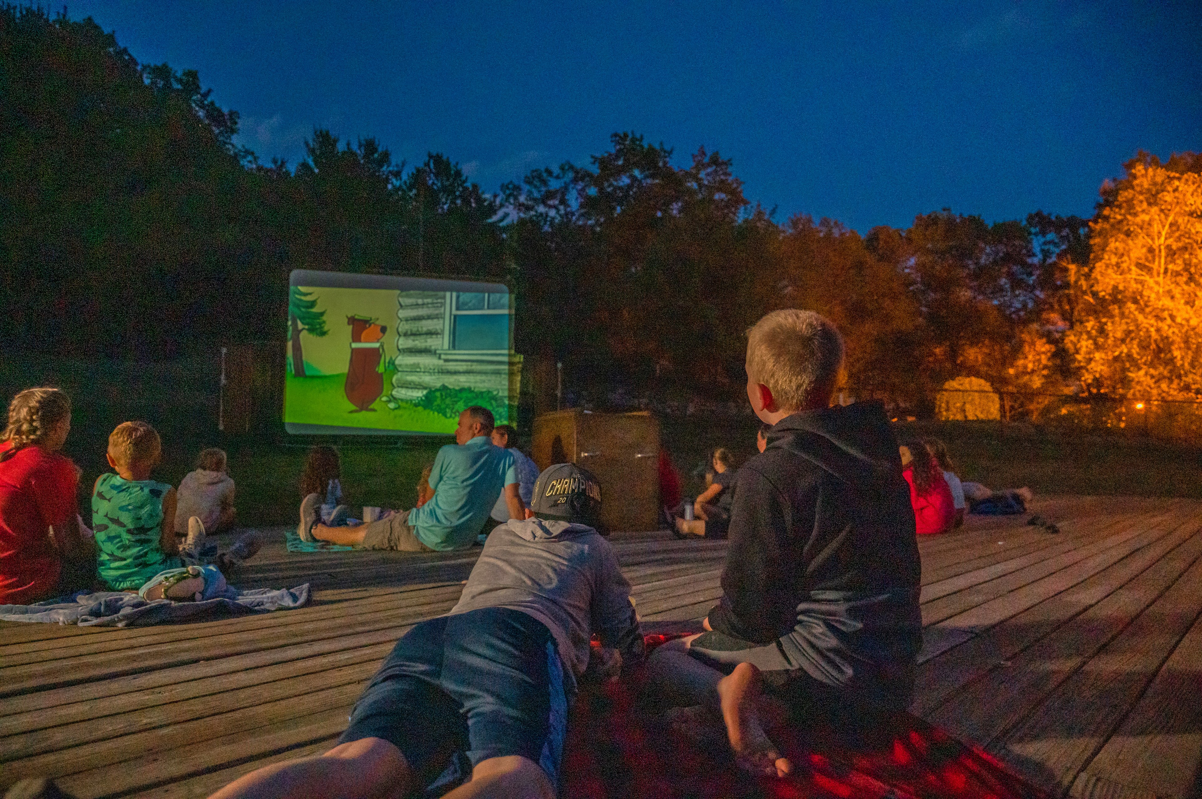 Outdoor Movie Theater at Jellystone Park™ St. Louis West