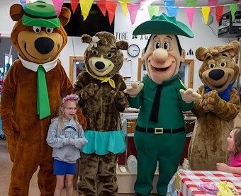 Birthday Cabin Decoration in Jellystone Park, Caledonia