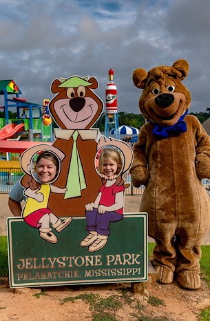 Meet Yogi Bear, Boo Boo, and Cindy Bear! 