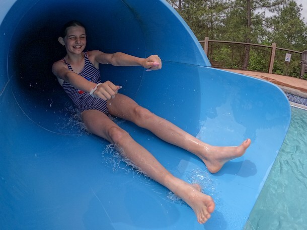 Water Slide at Jellystone Park Asheboro