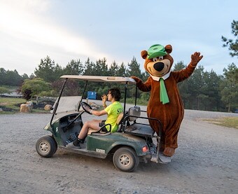 Golf Cart Rentals at Jellystone Park Asheboro