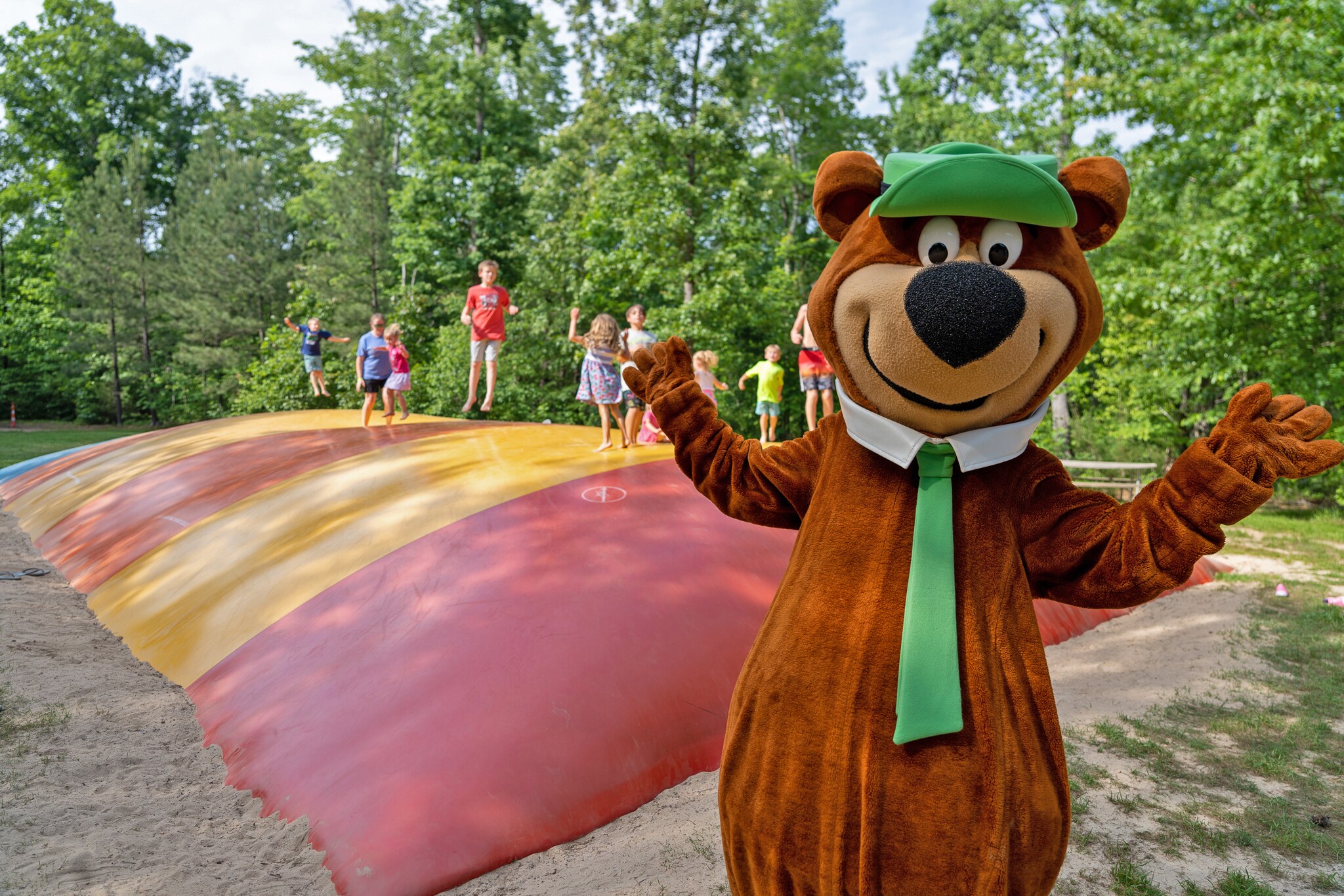 Jumping Pillow at Jellystone Park Asheboro