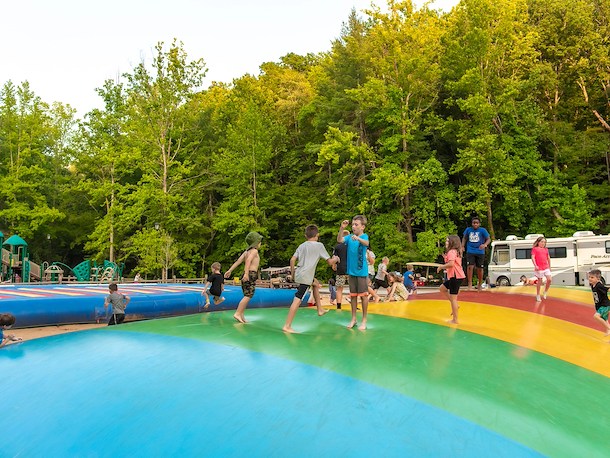 Jumping Pillows at Jellystone Park™ Golden Valley