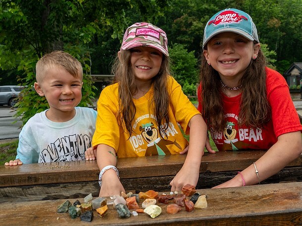 Gem Mining at Jellystone Park™ Glen Ellis