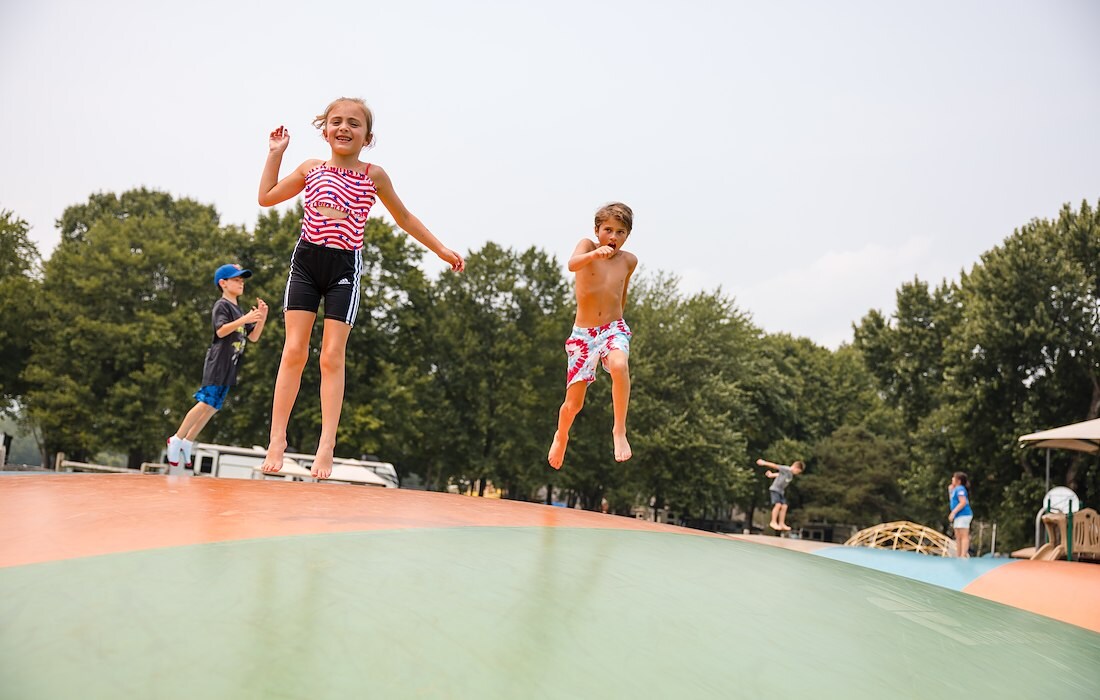 Bounce High on Our Jumping Pillow, Jellystone Park™ Lakes Region