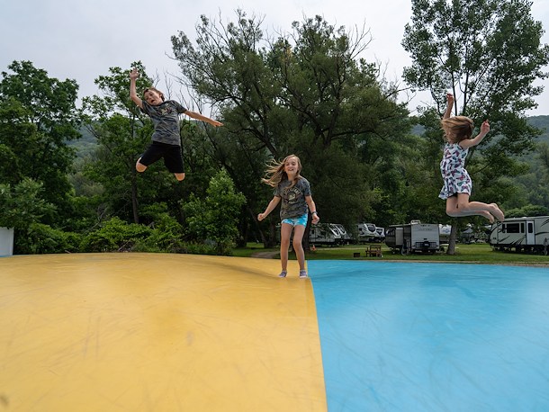 Jumping Pillow at Jellystone Park™ Mill Run