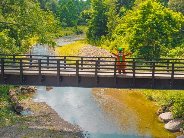 Creek at Jellystone Park Chautauqua