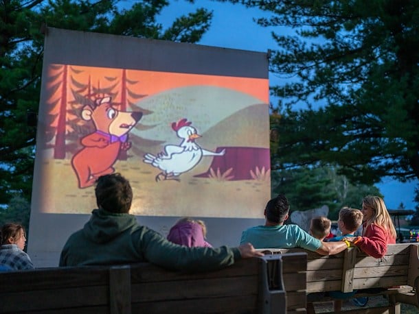 Outdoor Movie Theater at Jellystone Park™ Caledonia