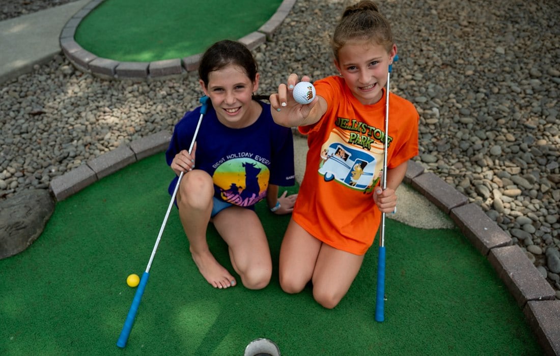 Can you get a hole in one? Find out at Jellystone Park™ Gardiner