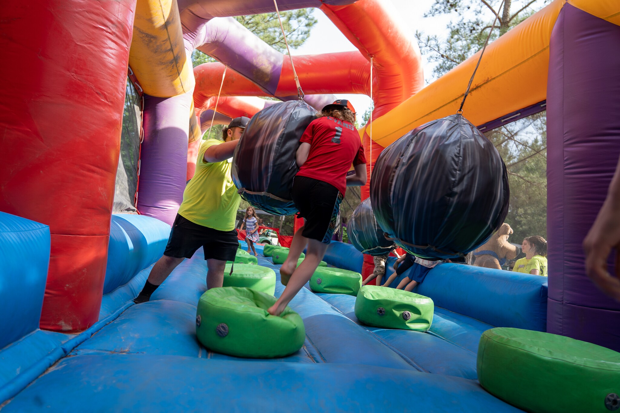 Inflatable Obstacle Course at Jellystone Park™ Syracuse North