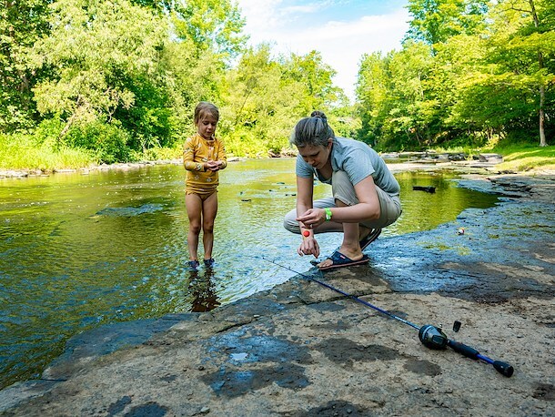 Fishing at Jellystone Park™ Syracuse North 