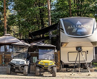 Store your RV with us over the winter as a Seasonal